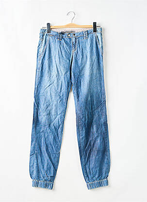 Pantalon droit poches taille basse bleu MISS SIXTY femme