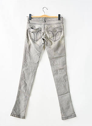 Jeans skinny stretch taille basse gris MISS SIXTY femme