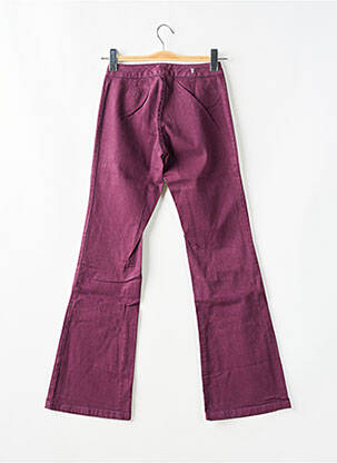 Jean coupe flare stretch taille normale violet TEDDY SMITH femme
