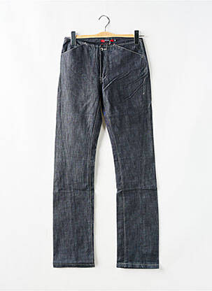 Jeans coupe droite taille basse taille basse bleu TEDDY SMITH femme