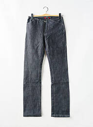 Jeans coupe droite taille basse taille basse bleu TEDDY SMITH femme