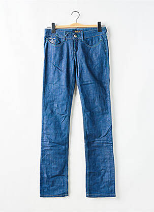 Jeans coupe droite stretch taille basse bleu KILLAH femme