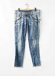 Jeans coupe slim taille basse taille basse bleu MISS SIXTY femme