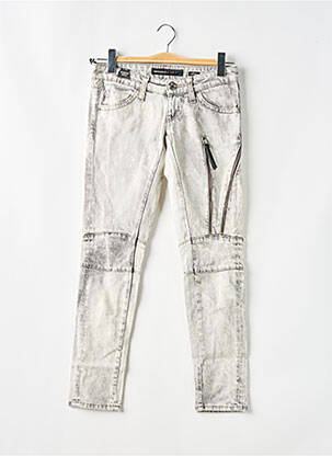 Jeans skinny stretch taille basse gris MISS SIXTY femme