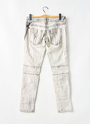 Jeans skinny stretch taille basse gris MISS SIXTY femme