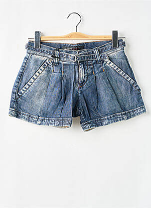 Short tissage denim taille basse bleu MISS SIXTY femme