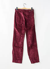 Pantalon droit violet RWD pour femme seconde vue
