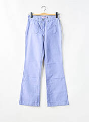 Pantalon flare violet TEDDY SMITH pour femme seconde vue