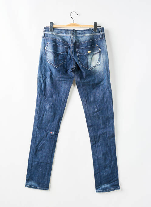 Jeans coupe slim stretch taille basse bleu MISS SIXTY femme