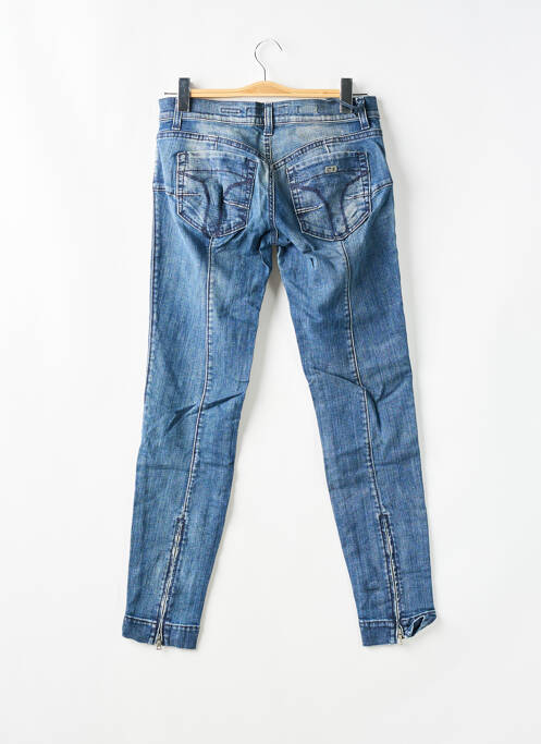 Jeans coupe slim stretch taille basse bleu MISS SIXTY femme