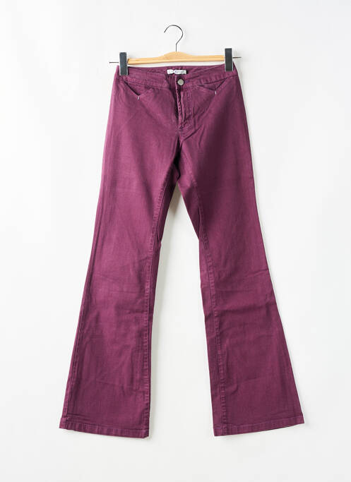 Jean coupe flare violet TEDDY SMITH pour femme