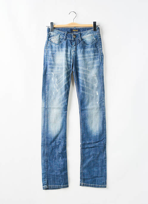 Jeans coupe droite bleu KILLAH pour femme
