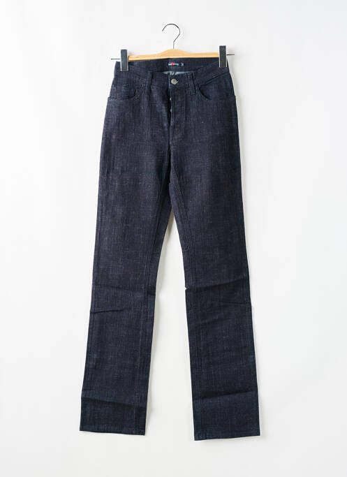 Jeans coupe droite bleu TEDDY SMITH pour femme