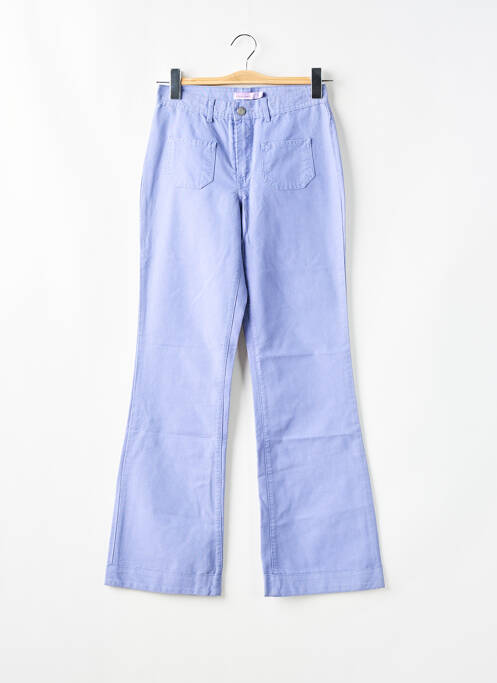 Pantalon flare violet TEDDY SMITH pour femme