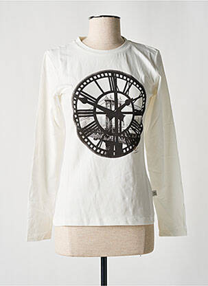 T-shirt manches longues manches longues blanc CERRUTI 1881 femme