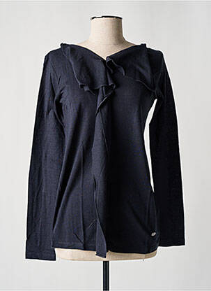 Top tissage jersey manches longues bleu CERRUTI 1881 femme
