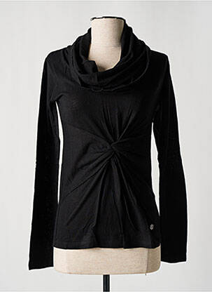 Top tissage jersey manches longues noir CERRUTI 1881 femme