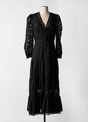 Robe longue noir CHOKLATE pour femme seconde vue