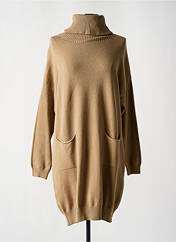 Robe pull beige LOLA pour femme seconde vue