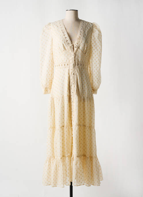 Robe longue beige CHOKLATE pour femme