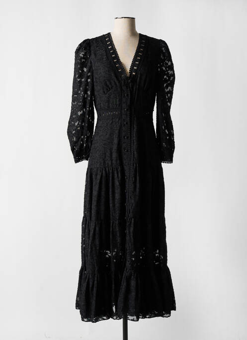 Robe longue noir CHOKLATE pour femme