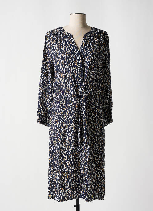 Robe mi-longue bleu TOM TAILOR pour femme