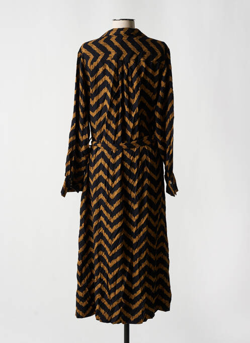 Robe mi-longue noir GARCIA pour femme