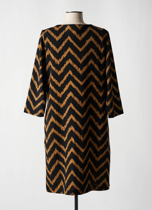 Robe mi-longue noir GARCIA pour femme