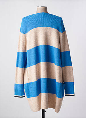 Gilet manches longues resserrée sur le bas bleu CECIL femme