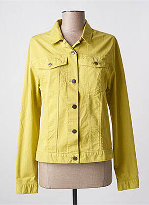 Veste casual poches jaune COUTURIST femme