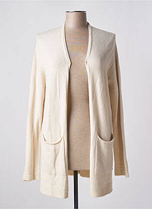 Gilet manches longues manches longues beige TONI femme