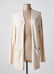Gilet manches longues beige TONI pour femme seconde vue
