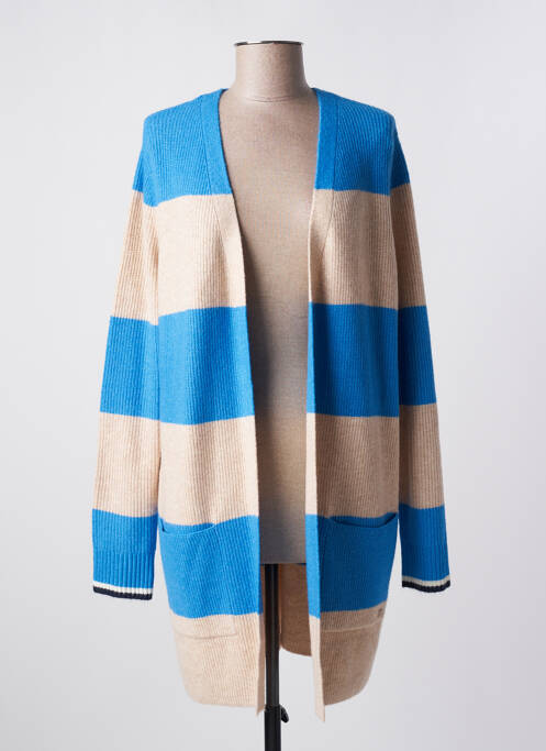 Gilet manches longues bleu CECIL pour femme