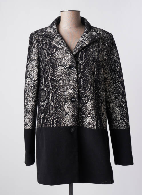 Manteau long noir CONCEPT K pour femme