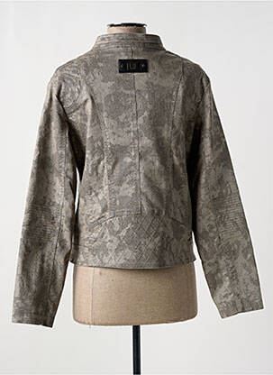 Veste casual finition intérieure doublée gris FRED SABATIER femme