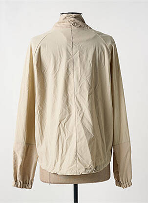 Blouson fermeture pressionnée beige EVA KAYAN femme