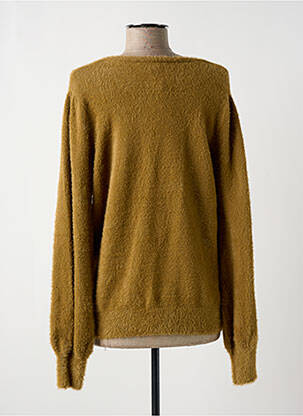 Pull col v manches longues marron GARCIA femme