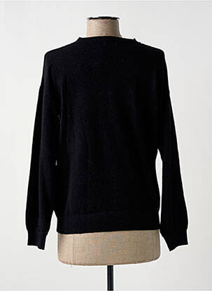Pull col v manches longues noir TIFFOSI femme