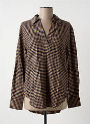 Blouse marron TOM TAILOR pour femme seconde vue