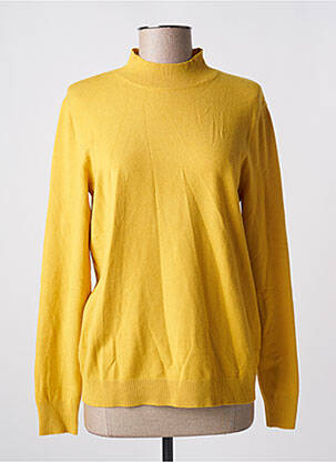 Pull stretch manches longues jaune LA FIANCÉE femme