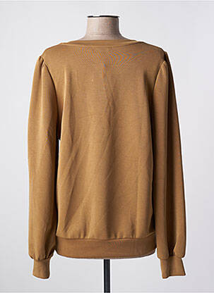 Sweat-shirt stretch manches longues marron GARCIA femme