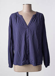Blouse manches 3/4 manches 3/4 bleu TOM TAILOR femme