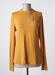 T-shirt jaune SMASH WEAR pour femme seconde vue