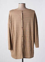 T-shirt marron TOM TAILOR pour femme seconde vue