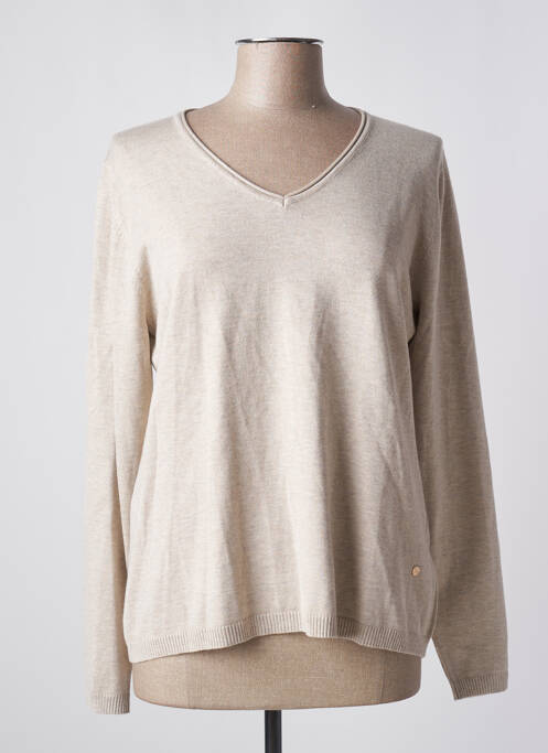 Pull beige LOU LOU BY NALO pour femme
