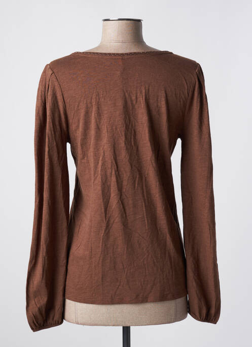 T-shirt marron LOLA ESPELETA pour femme