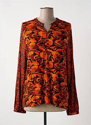 T-shirt manches longues manches longues orange AGATHE & LOUISE femme
