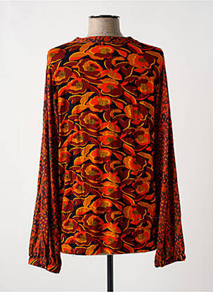 T-shirt manches longues manches longues orange AGATHE & LOUISE femme