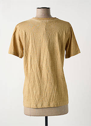 T-shirt sérigraphie manches courtes beige GARCIA femme