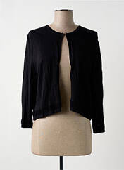 Gilet manches longues noir FRANCE RIVOIRE pour femme seconde vue